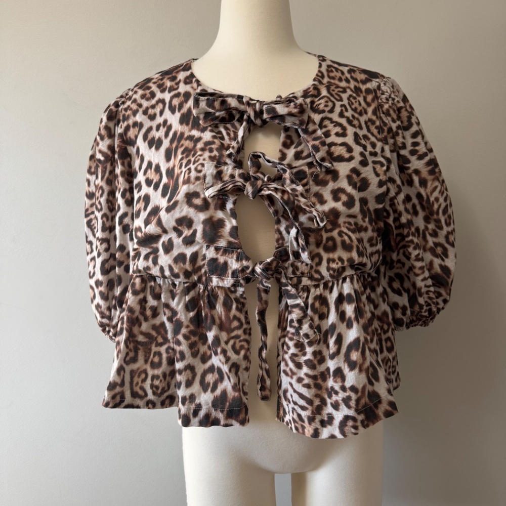 Peppermayo Leopard Print Blouse - image 4